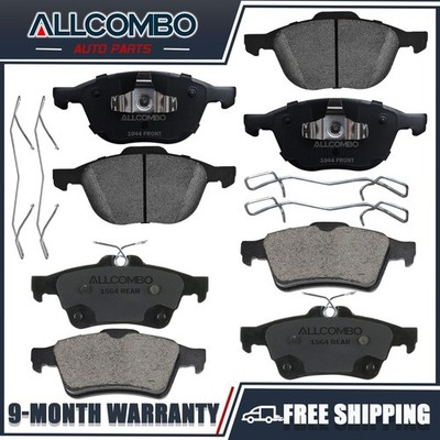 Front Rear Ceramic Brake Pads Kit for 2014 Transit Connect 2013 - 2016 Escape