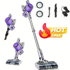 BSNAW Cordless 45Kpa Stick Vacuum Cleaner Lightweight High-speed Brushless Motor