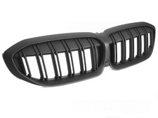 Sport K�hlergrill Doppelsteg f�r BMW G20 G21 2019-2022 schwarz Glanz f�r Kamera