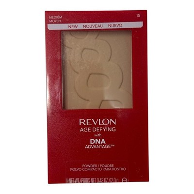 Revlon Age Defying DNA Advantage Powder 15 Medium 0.42 oz Factory SEALED