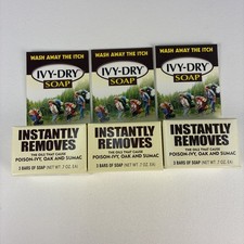 9 bars Ivy-Dry Soap .7 Oz EACH Poison Ivy Oak and Poison Ivy Sumac Oak Relief