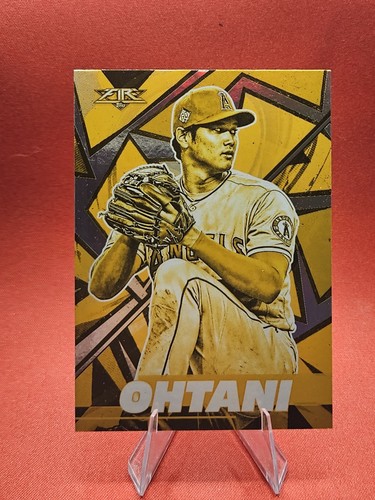 2021 Topps Fire - Shohei Ohtani #26 Gold Minted ( Read Description)