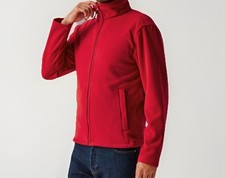 Image of Regatta Pro Men's Micro Lightweight Full Zip Fleece Jacket Red Size Small BNWT