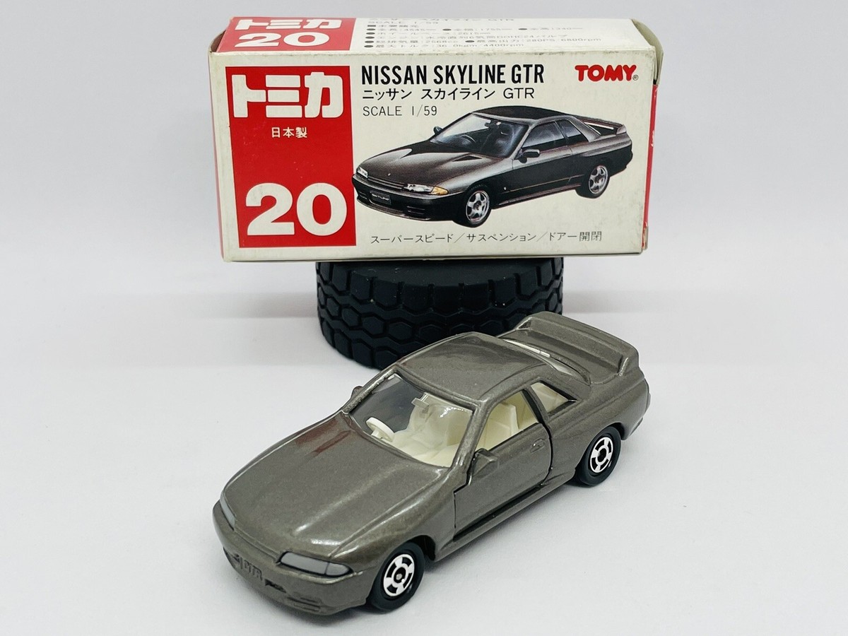Tomica Tomy 20-6-9 Nissan Skyline GTR - Metallic Grey - Made