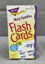 Flash Cards- Word Families 3" X 6" Trend Enterprises New Made In USA
