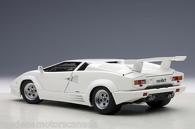 未開封 1/18 Lamborghini Countach 5000S ホワイト BBurago Gold - Lamborghini Countach 5000 Quattrovalvole Hard