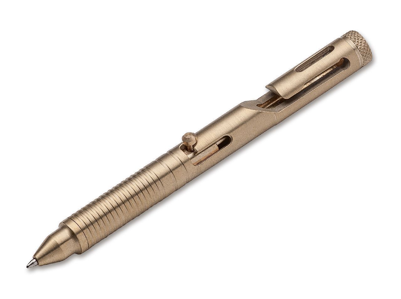 Böker Plus CID cal .45 Brass Multi Purpose Stylo Tactical Pen Stylo