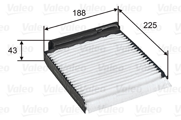 698753 VALEO Filter, interior air for DACIA,LADA,NISSAN,RENAULT