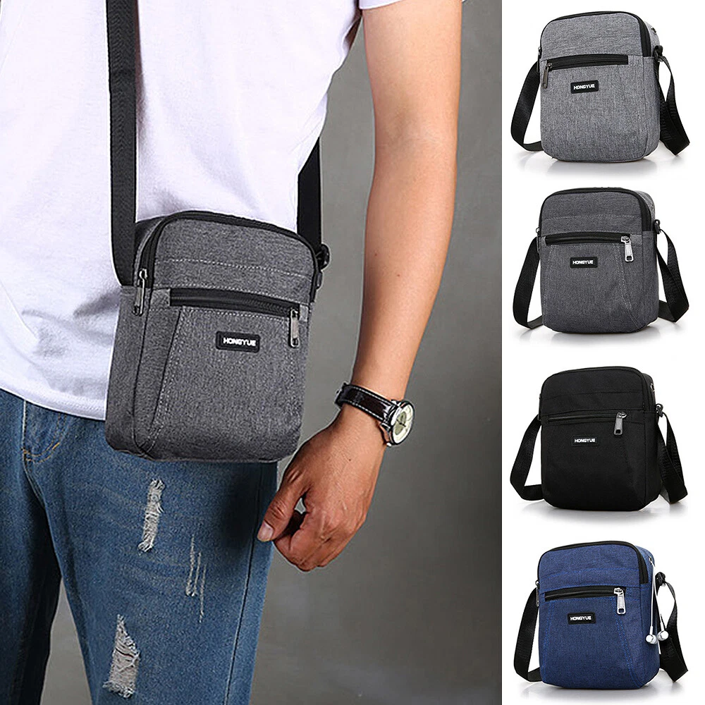 Fashion Small Crossbody Bag for Men Bags Phone Casual Man Messenger Bag  Designer Male Bag Business Sling Pack Shoulder Bag Brand