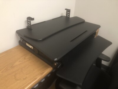 Flexispot M2 Adjustable Office Desk Riser, Standing Desk Converter 35'' x 23''