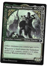 Maja Bretagard Protector LP Foil showcase Kaldheim Magic The Gathering Card