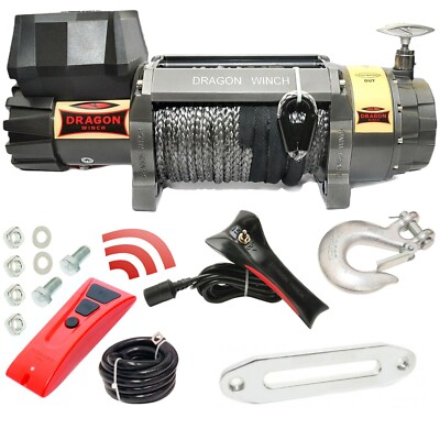 Verricello Elettrico Dragon Winch 12V 3500 Lbs - Per Off-road, Quad E ATV Con Telecomando - Foto 12