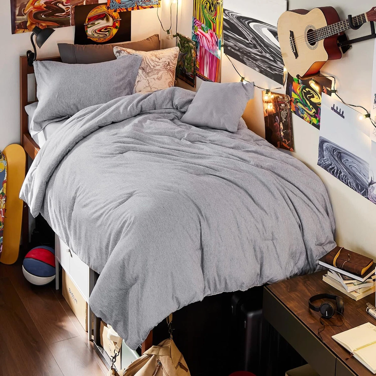 Bedsure Twin Twin XL Comforter Set Kids Grey Twin Extra Twin 02