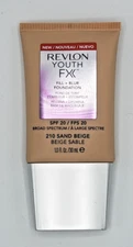 NEW Revlon Youth Fx Fill + Blur Foundation Spf 20- 210 SAND BEIGE