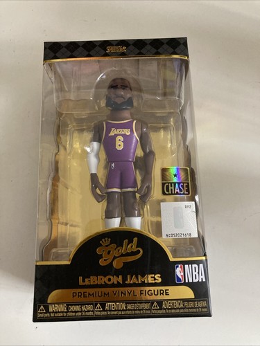 Funko Gold 5" NBA: Lakers - LeBron James - (City) Purple Rare Chase, Fast Post