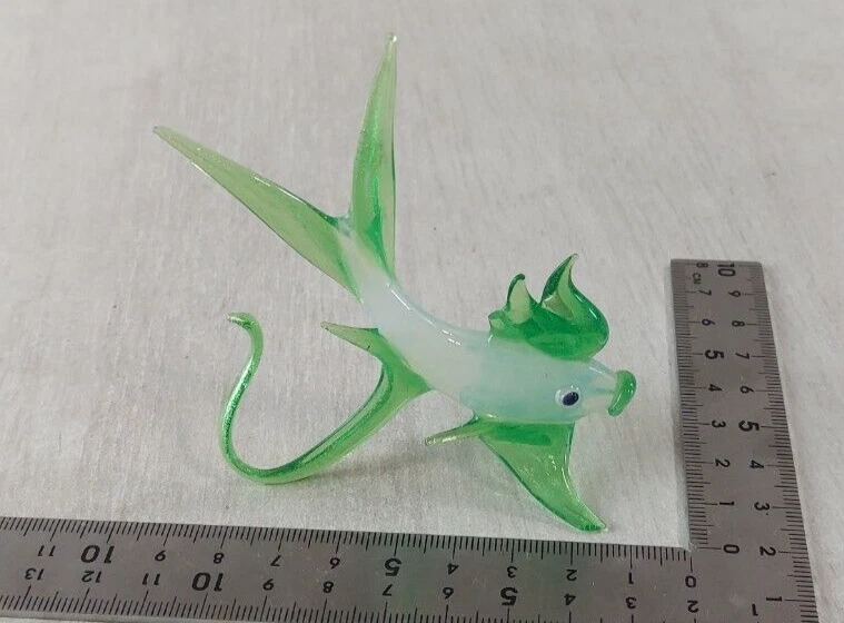 Figurine Poisson En Verre De Murano - Statuette Déco Mer Vintage