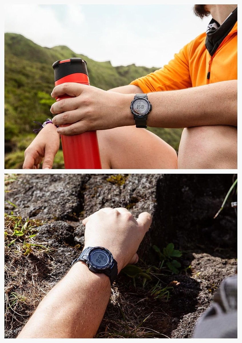 Casio] Watch Pro Trek Radio Solar PRW-35Y-2JF Men's Navy | eBay