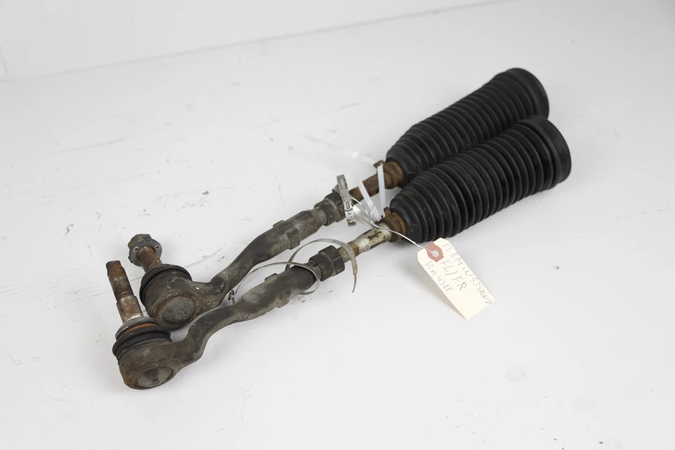 BMW F01 F02 F06 F10 F12 M5 M6 Barra de dirección izquierda y derecha Juego de bota de varilla de amarre OEM Foto 2 de 4