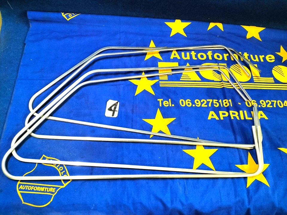 RASAVETRO PORTA FIAT 127 4P. SEAT PROFILO ALLUMINIO 4pz. Dx/Sx.MODANATURA 127 - Immagine 2 di 4
