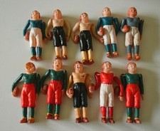 Vintage Celluloid Football Players Figurines Made in Occupied Japan