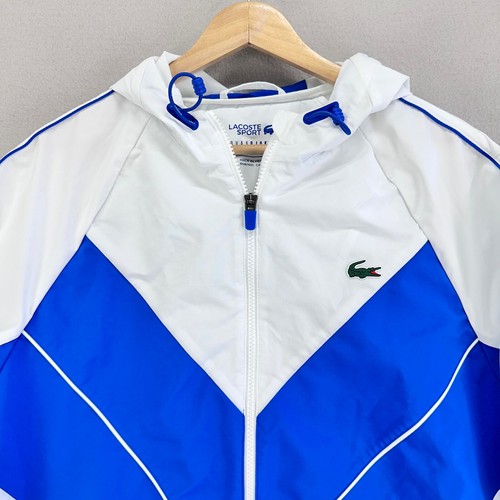 Lacoste x NOVAK DJOKOVIC Tennis Jacket Mens 54/Large Full-Zip Hooded Windbreaker - Picture 2 of 11