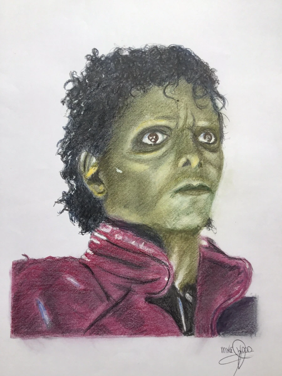 How To Draw Michael Jackson Thriller