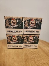 LOT 4 Dr Squatch Christmas Limited Edition Snowy Pine Tar Natural Soap 5 oz Bars