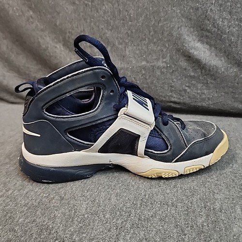 Nike Zoom Huarache Tr PITTSBURGH 414975-471 Navy White High Top Sneakers Size 6 - Picture 6 of 13