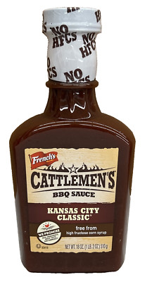 Cattlemen's Kansas City Classic Barbecue Sauce BBQ 18 oz