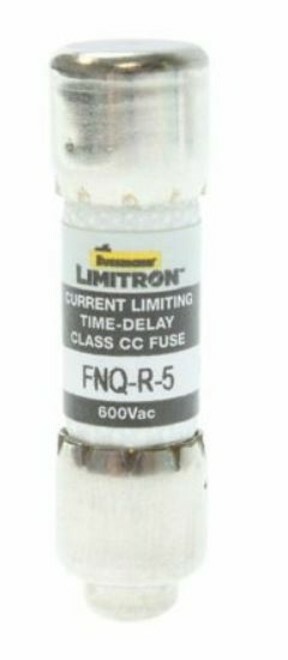 Fusible temporisé FNQ-R-5 Bussmann 5A 600V AC pour protection de circuit industriel