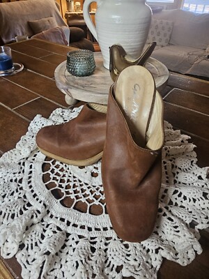 Vintage Platform Clogs From GREECE 1995, Original Owner, Never Worn