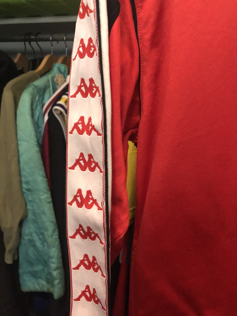 Vintage 1989/90 Kappa AC Milan Track Jacket Top Size Medium Vintage 1989/90 Kappa AC Milan Track Jacket Top Size Medium