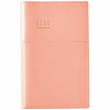 KOKUYO JIBUN NOTEBOOK DIARY LIGHT PINK 2020 A5 SLIM MONTHLY  WEEKLY JAPAN w/t