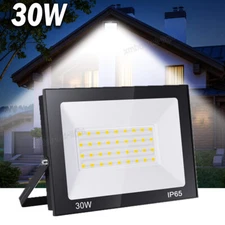 30W LED Flood Light Outdoor Security Spotlight Landscape Garden Yard Work Lamp