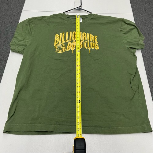Billionaire Boys Club Arch Logo Knit T-Shirt Green Yellow Men’s Size XXXL - Picture 4 of 5