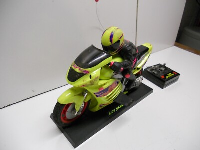 1996 TYCO SAMURAI RADIO CONTROL R/C MOTORCYCLE RC UNTESTED DISPLAY