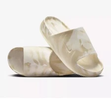 Nike Calm Slide Se Sandals Phantom-Phantom "Marble" Womens Sizes FV5643-001