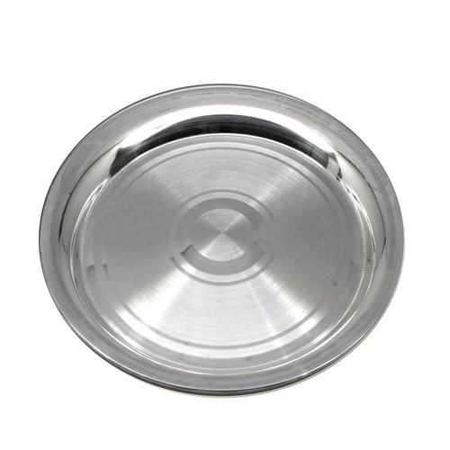 Pure Silver Plate Thali for Gift, Tilak teeka Pooja remedies 6 Inches - 第 1/2 張圖片