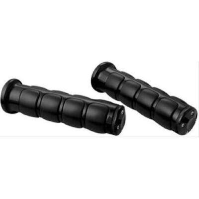 Kuryakyn by Kellermann 6380 ISO Grips - Black, Twist Throttle, 1'' Bar Diameter