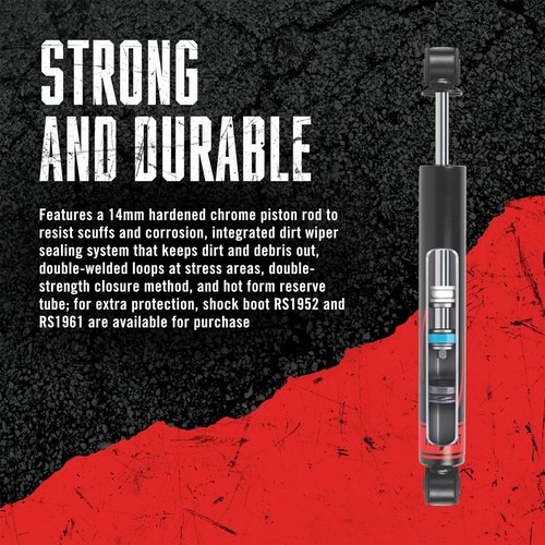 Rancho RS7MT Single Steering Damper Stabilizer for Jeep Wrangler Gladiator JL JT - Picture 4 of 8