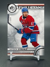 2023-24 SP Authentic Future Watch #195 JAYDEN STRUBLE Montreal Canadiens RC /999