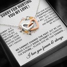 I'm Sorry Necklace Gifts, Apology Gifts For Her, Forgiveness Gift, Wife Gift