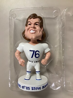 Steve Mongo McMichael Chicago Bears Bobblehead Legends of 1985 VERY RARE Unique