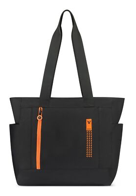 RONCATO Compact Shopper Reisetasche Tasche Apricot Orange schwarz orange Neu