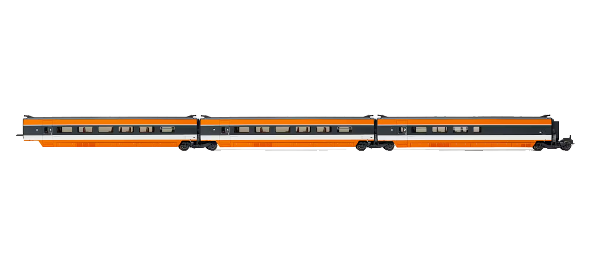 Jouef HJ4011 HO SNCF Coffret of four ( 4) TEE Inox coaches Le mistral | #285918782