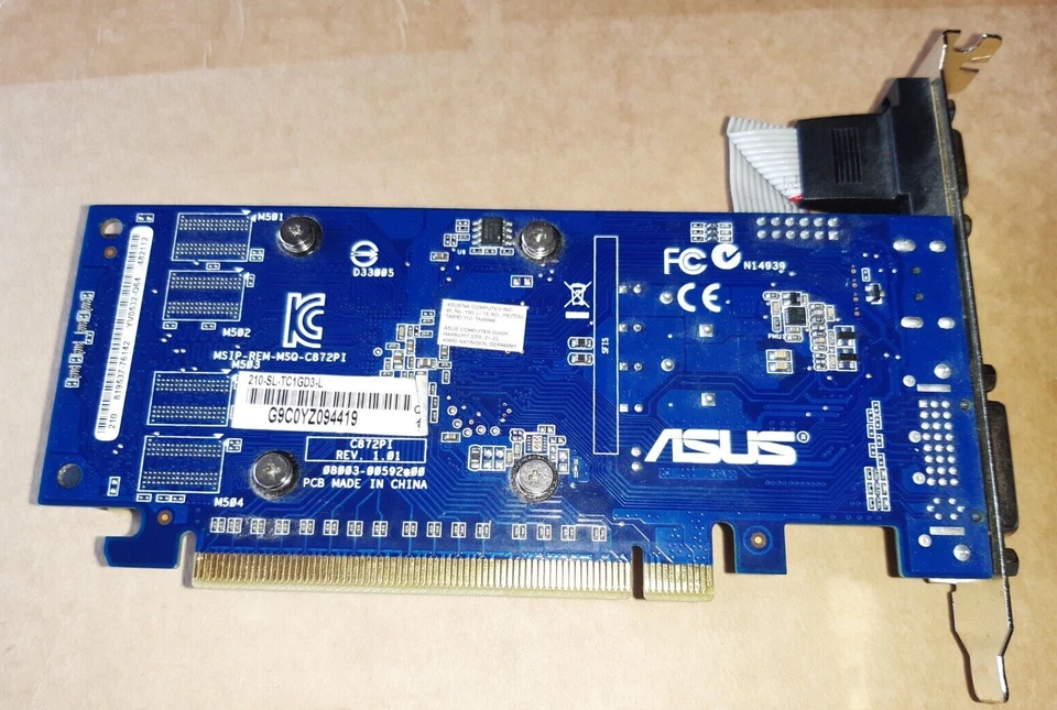 ASUS 210-SL-TC1GD3-L PCI-E Graphics Card ✈️ Free Shipping 🚛 - Image 2 of 4
