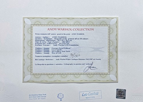 ANDY WARHOL - Mao Ce-tung - signed, numbered edition 80/100, 38 x 56 cm - Picture 5 of 7