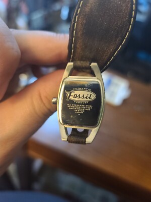 Genuine original Authentic Fossil JR-8130 Brown leather 