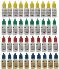 Wholesale Lot of Gold Testing Acid JSP 10 Bottles Each of 10k 14k 18k 22k JSP