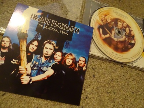 CD SINGLE - THE WICKER MAN - IRON MAIDEN - METALL - INKL. POSTER - 4 TRACKS INKL.VIDEO - Bild 1 von 2